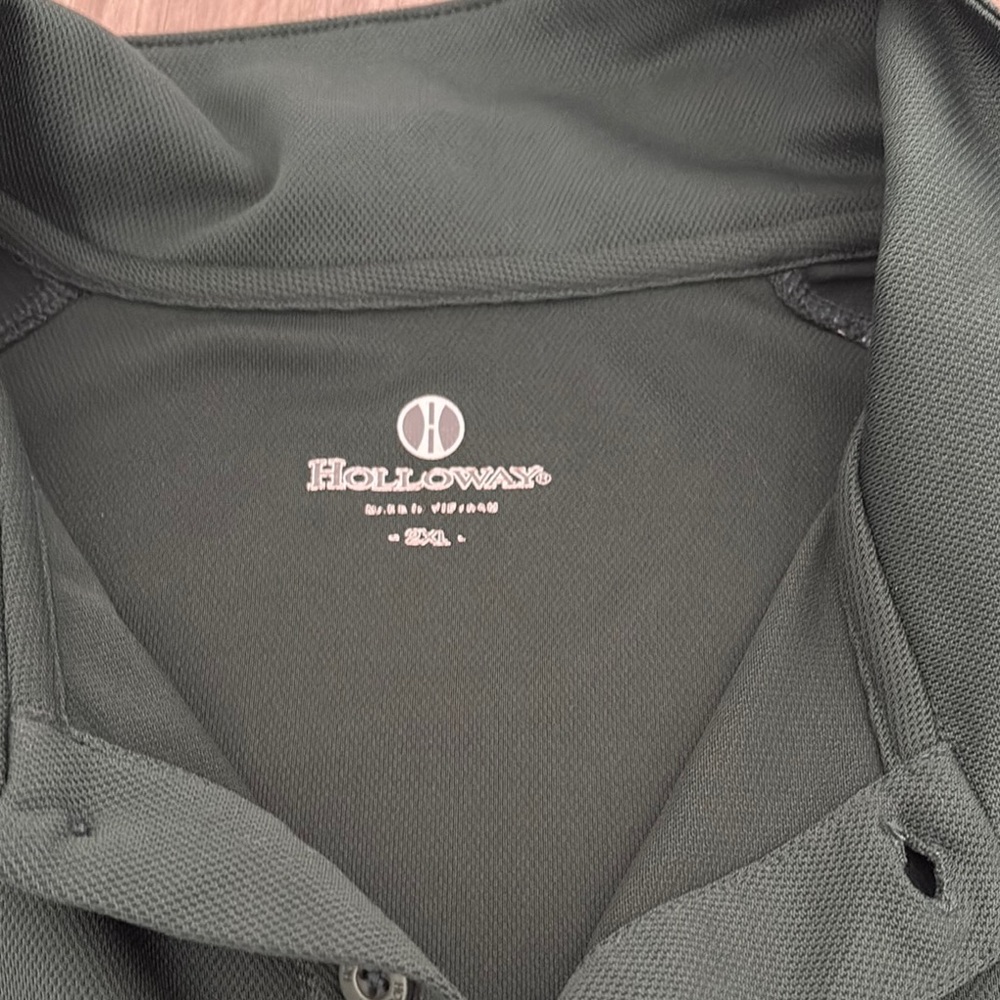 Holloway Green and White Performance Polo Shirt - Picture 6 of 9